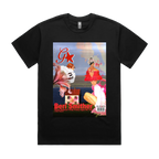 Black front flat lay