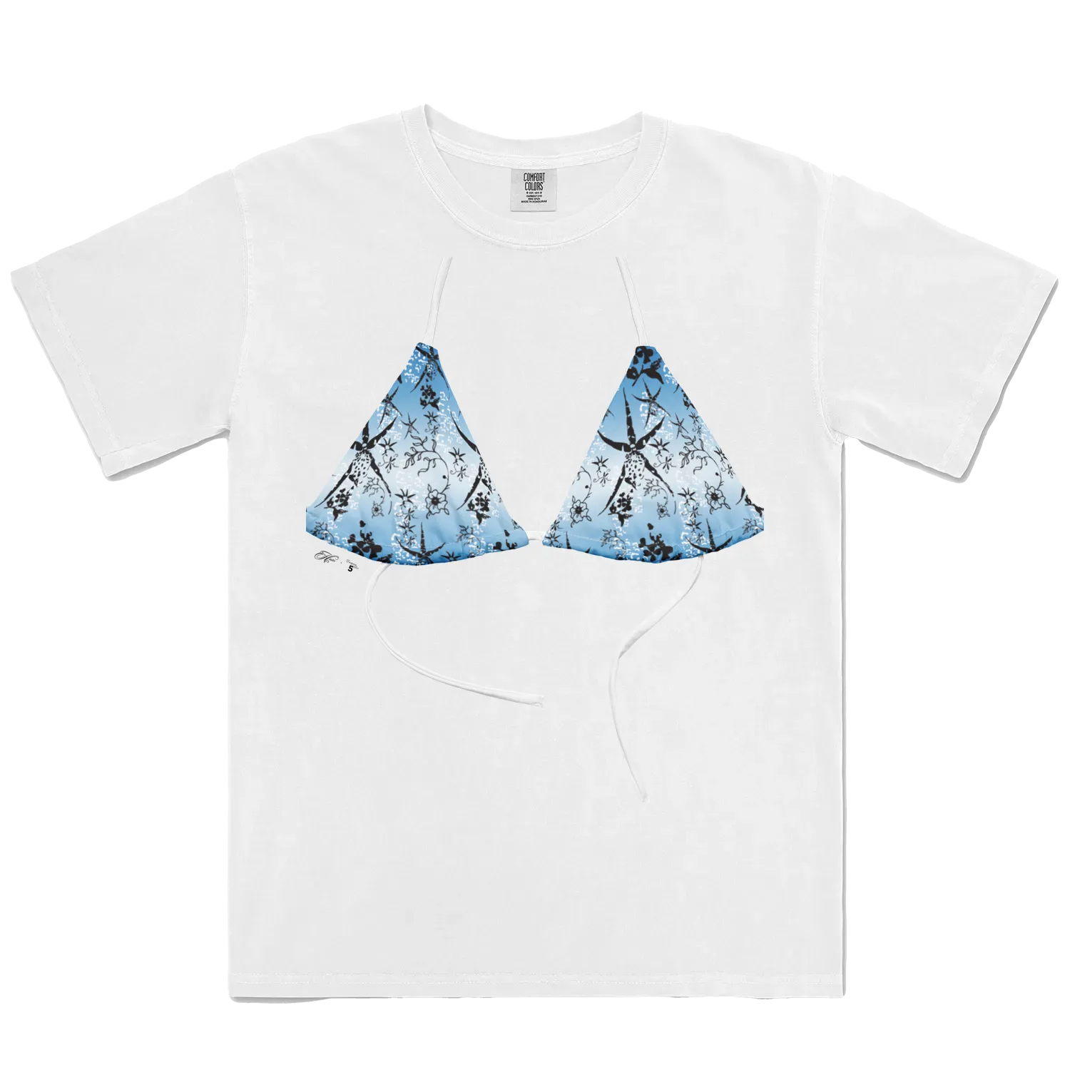 White front flat lay