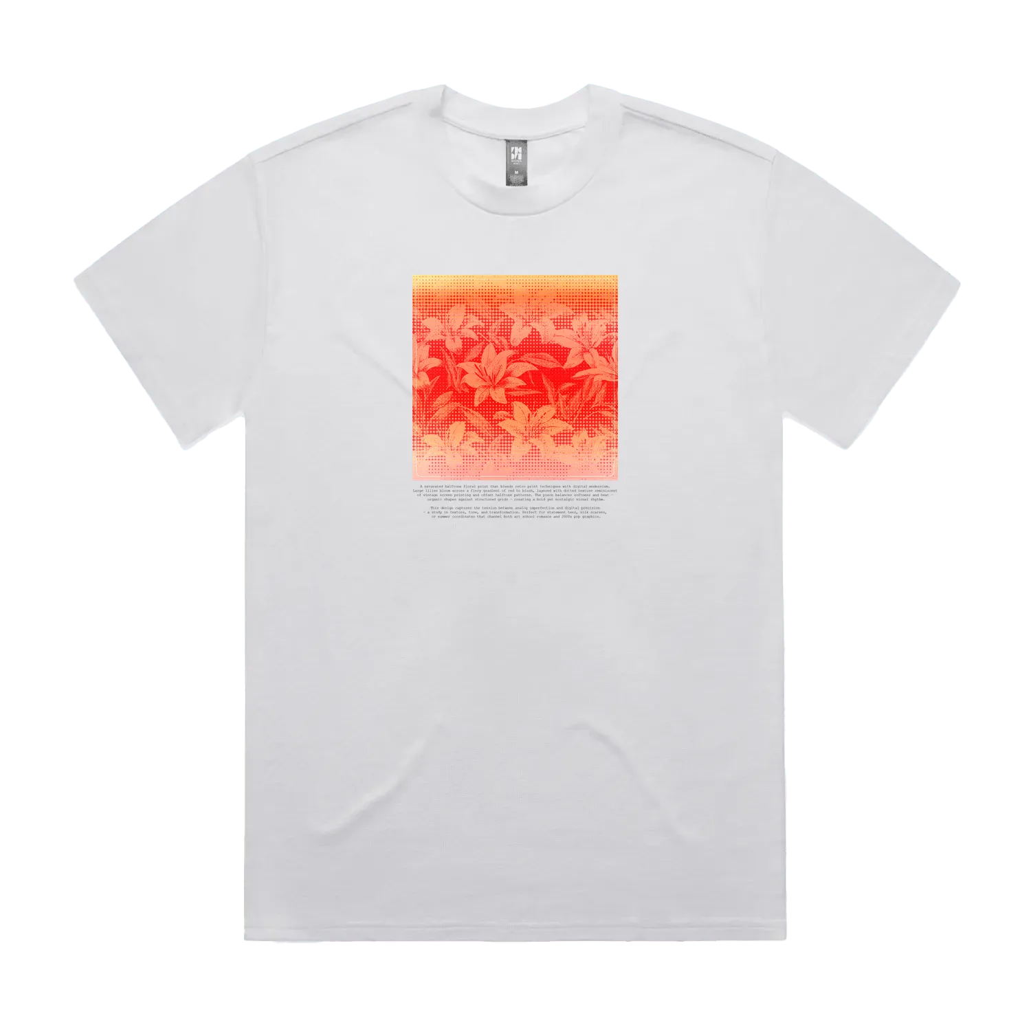 White front flat lay